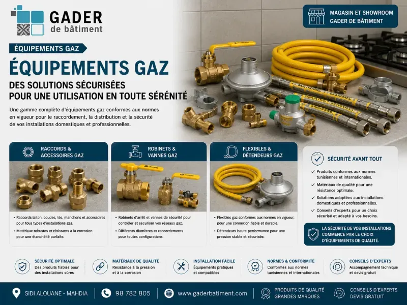 Équipements gaz