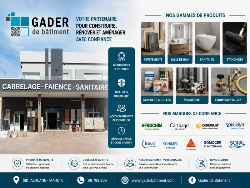 Visitez notre Magasin à Sidi Alouane