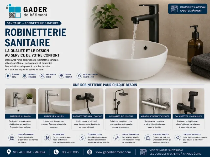 Robinetterie sanitaire