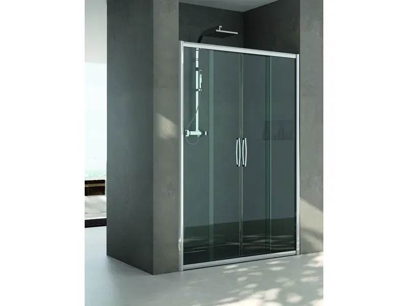 TANA niche 2 portes coulissantes +  2 éléments fixes