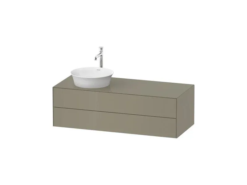 White Tulip — Meuble sous lavabo suspendu pour plan de toilette